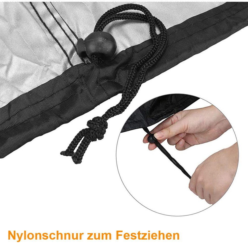Rosnek Gartenmöbel-Schutzhülle Sofa Schutzhülle,L Form Regenschutz, Outdoor Patio Garten, Lounge Set Staubschutzhüllen