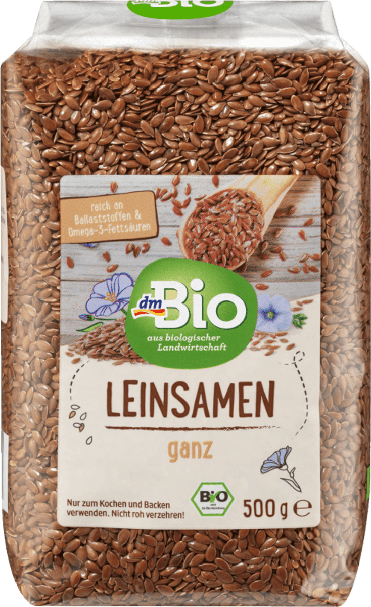 Leinsamen, ganz, 500 g