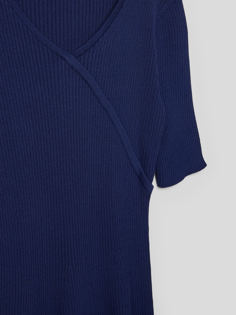 Kleid in Ripp-Optik Modell 'RIB HALEY DRESS' in marineblau
