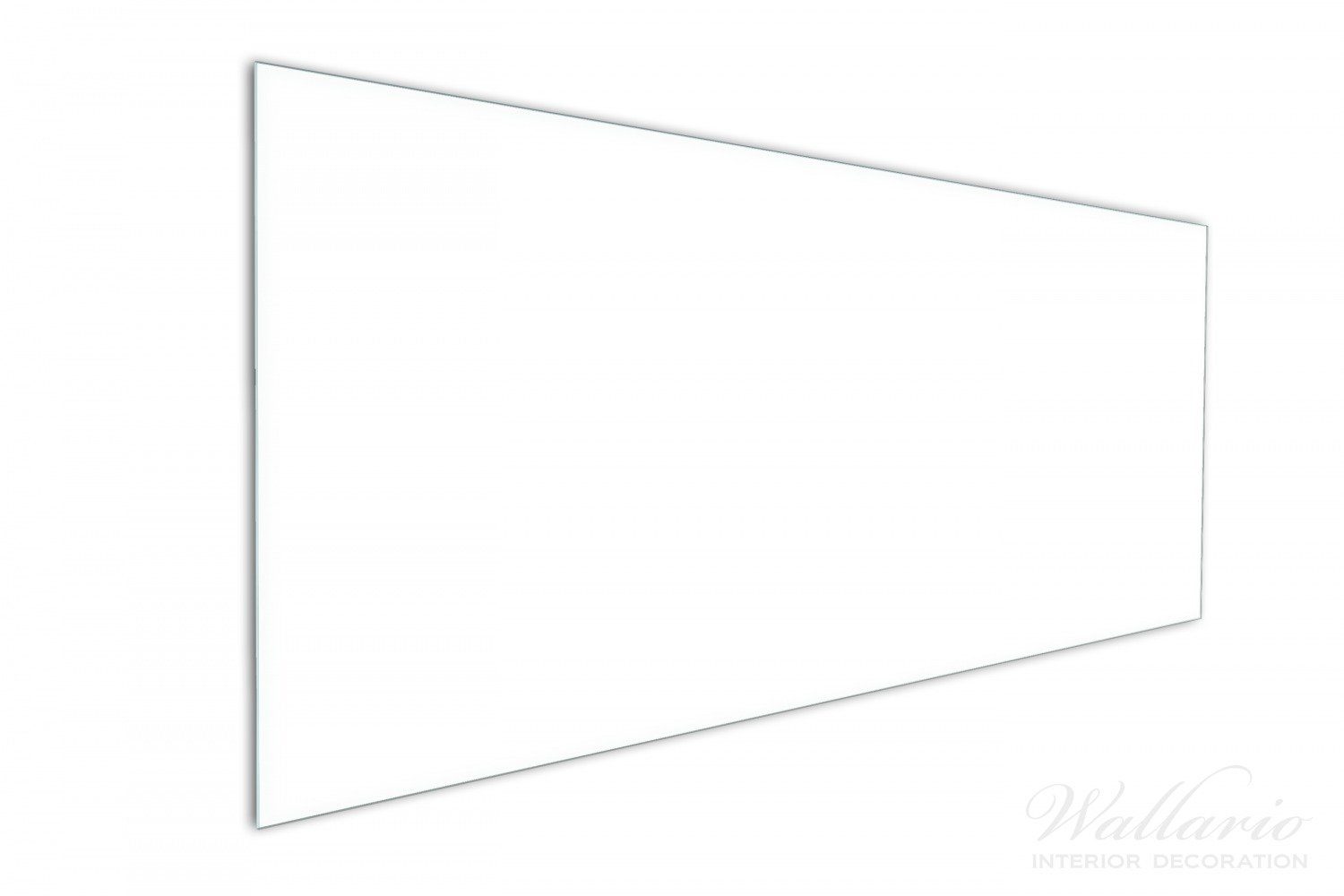 Wallario Küchenrückwand Weiß, (1-tlg)