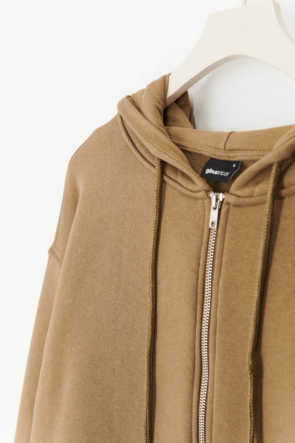 Oversized zip hoodie
