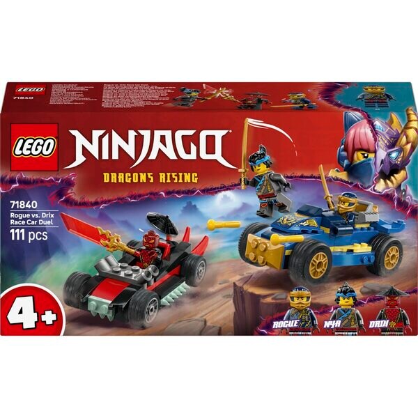 LEGO Ninjago 71840 Rogue Vs. Drix Racewagenduel