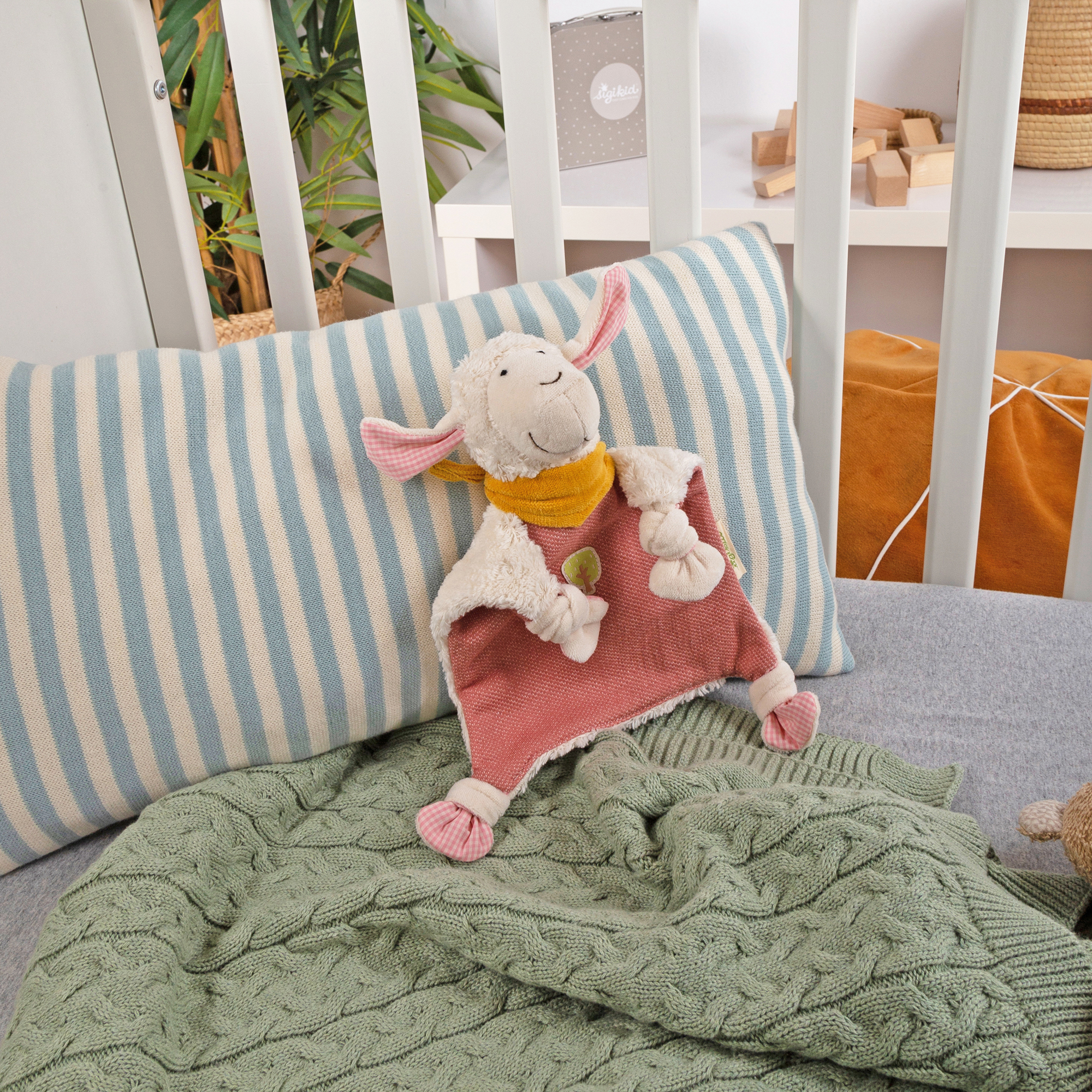 Schnuffeltuch Schaf, Green Collection