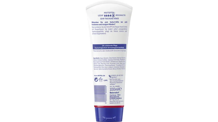 NIVEA Hand Creme 3in1 Repair 75 ml