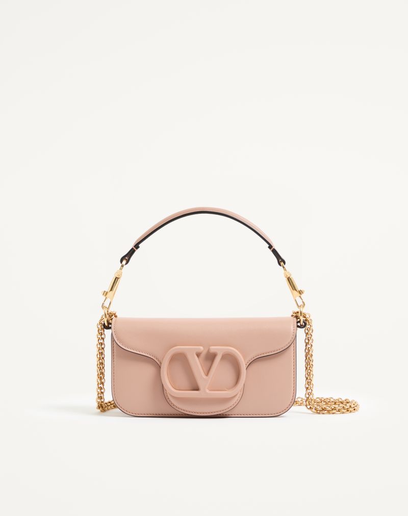 Valentino Garavani Locò kleine schoudertas van kalfsleer