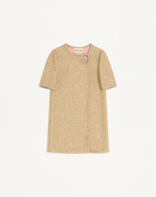 Vestido curto de tweed Canestrello com lurex