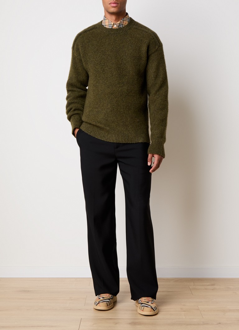Sweter Burberry z cienkiej dzianiny z domieszką kaszmiru.