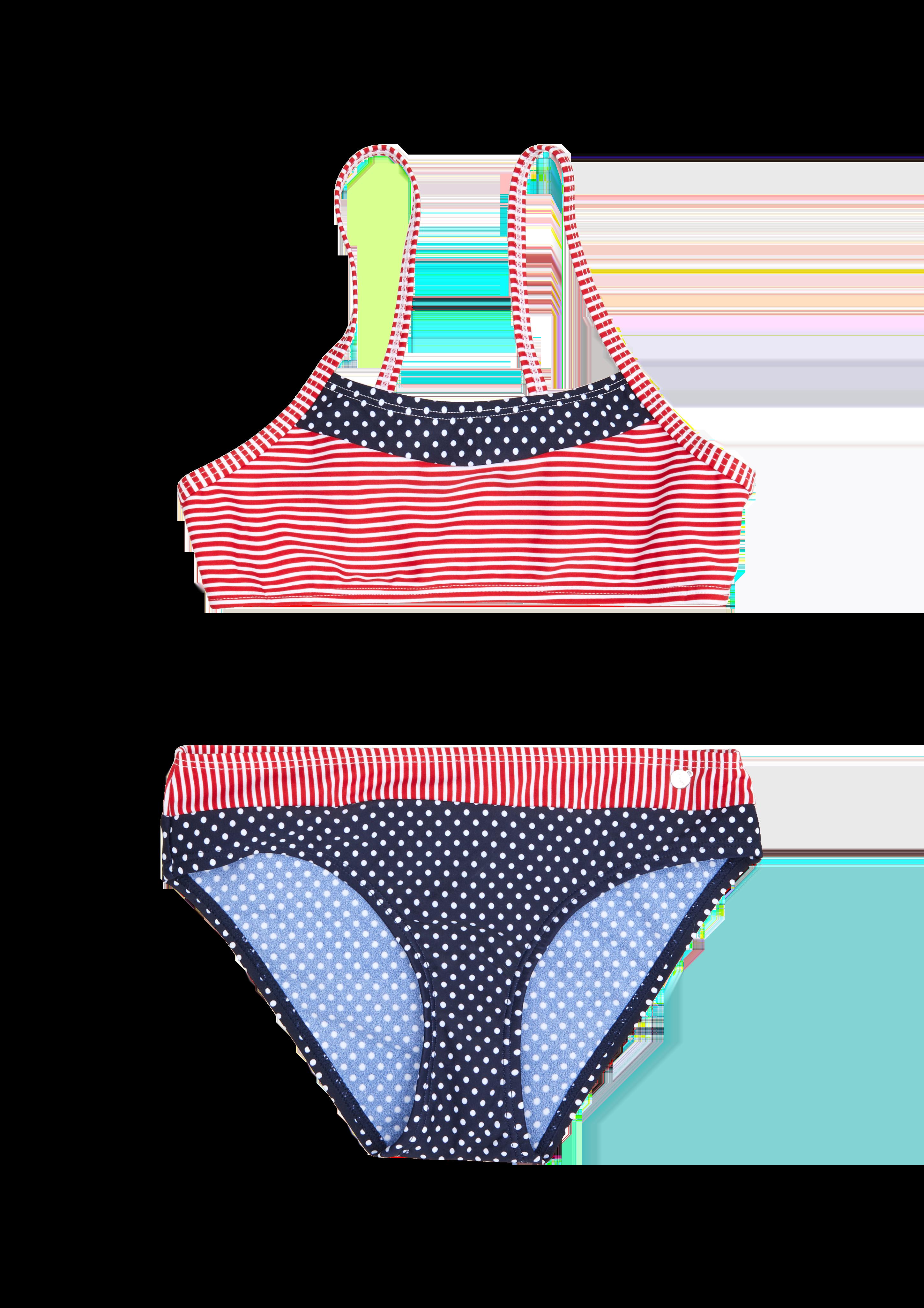 <p>Bustier Bikini mit Muster</p>  535.920.104.46401-34G1