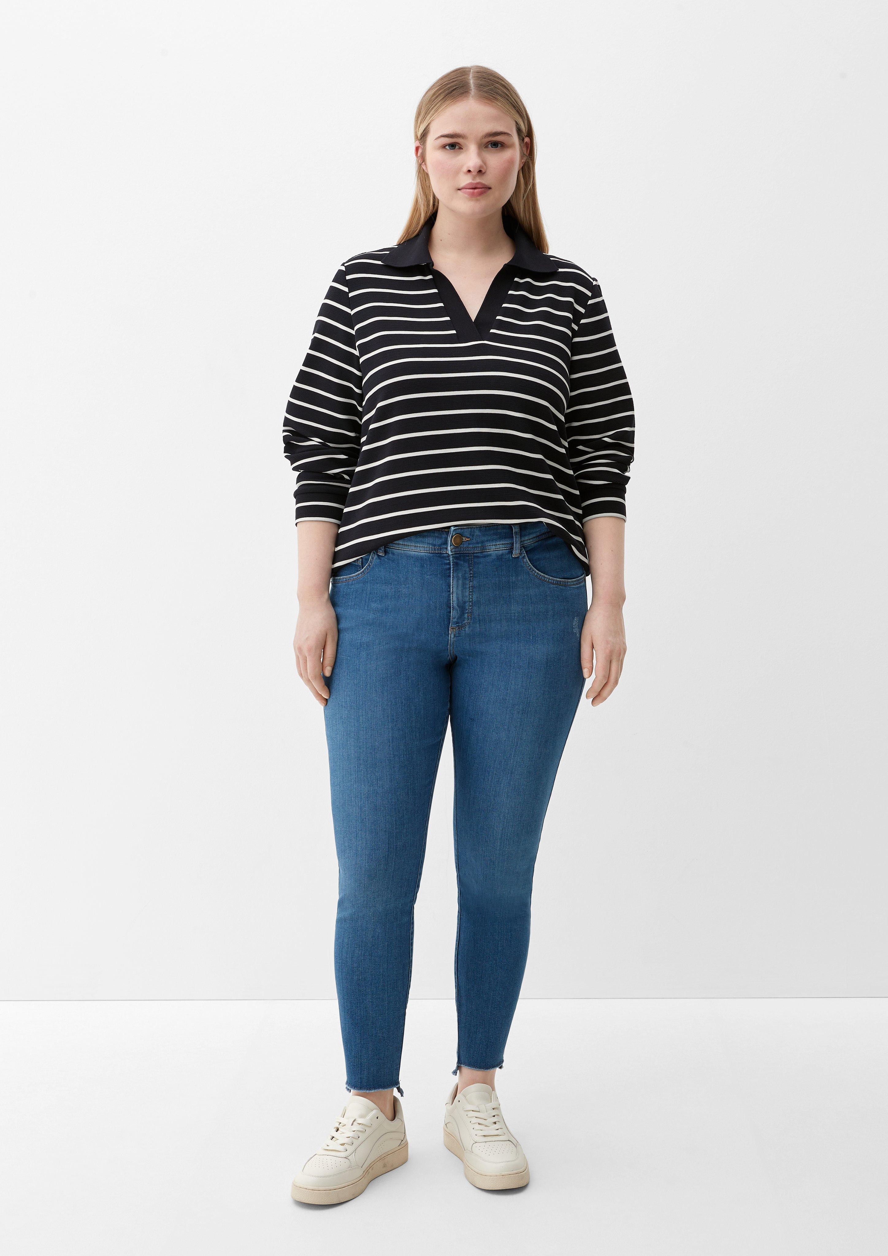 Sweatshirt mit Rippstruktur  2128571-59G2