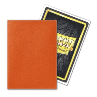 Schutzhüllen Dragon Shield Matte: Tangerine (100)