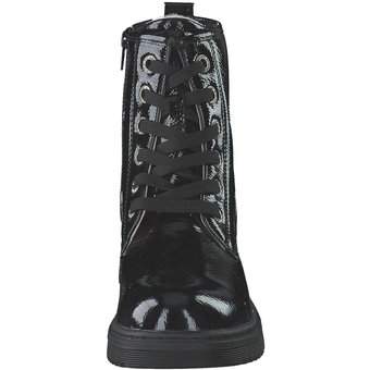 Barbarella Schnür Boots in schwarz