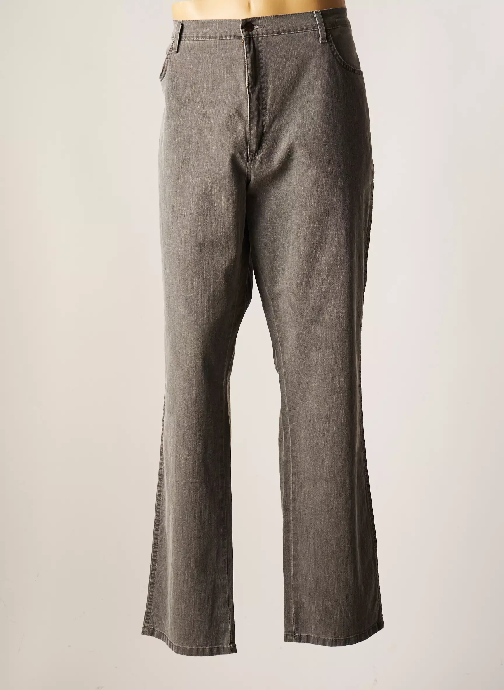 Wrangler Pantalons Droits Homme couleur gris