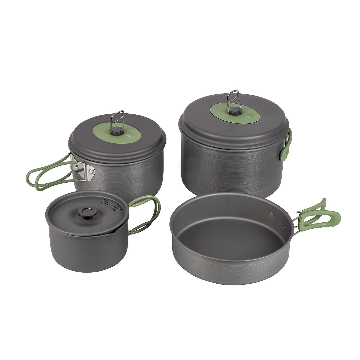 Bo-Camp Explorer XL 4-teiliges Topfset
