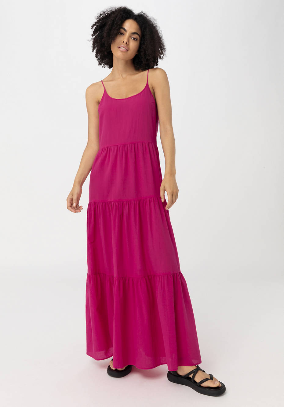 Crêpe-Kleid aus reiner Bio-Baumwolle