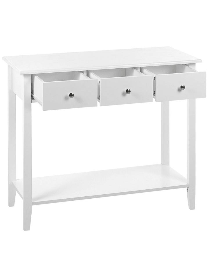 Beliani Konsolentisch GALVA in Weiß - (W) 90 x (H) 75 x (L) 40 cm günstig kaufen onesize