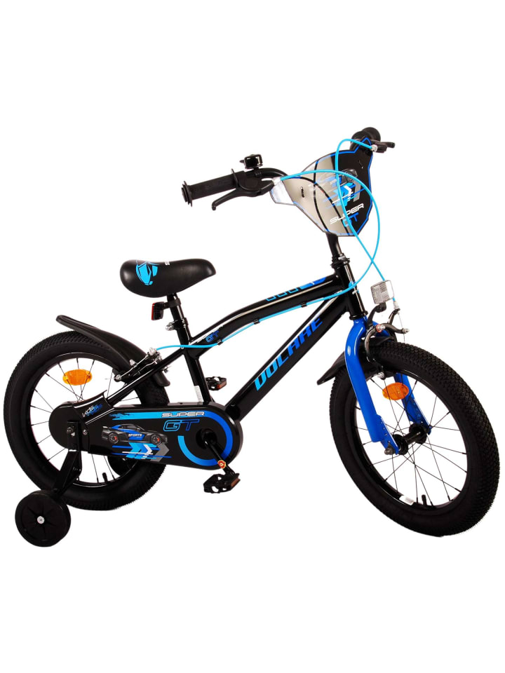 Volare Kinderfahrrad Super GT Fahrrad für Jungen 16 Zoll Kinderrad in Blau 4 Jahre günstig kaufen onesize