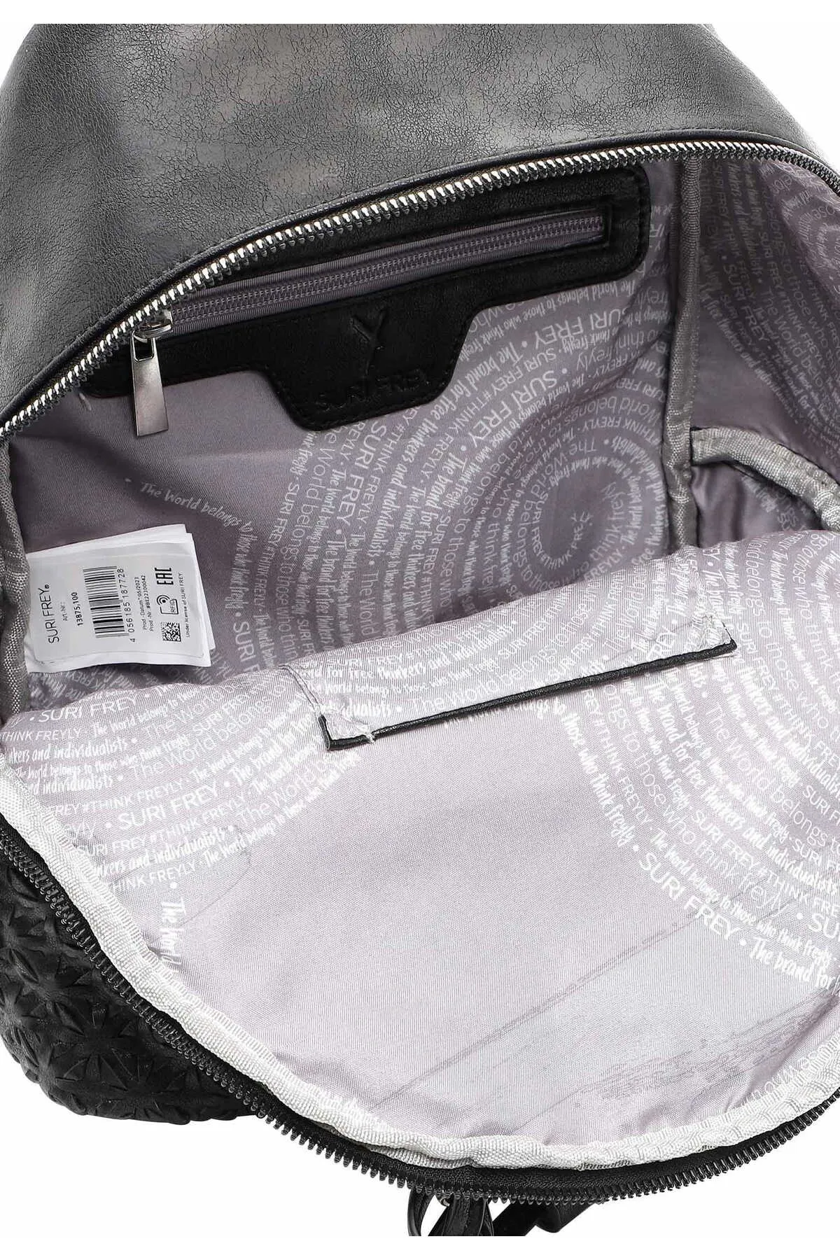 SURI FREY  Rucksack - Schwarz - Unifarben