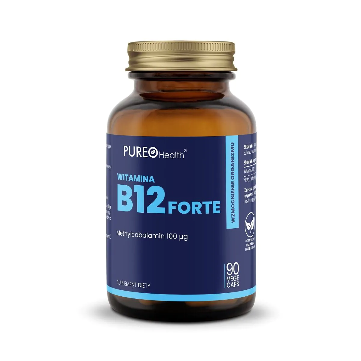 Pureo Health Βιταμίνη B12 Forte, Κάψουλες