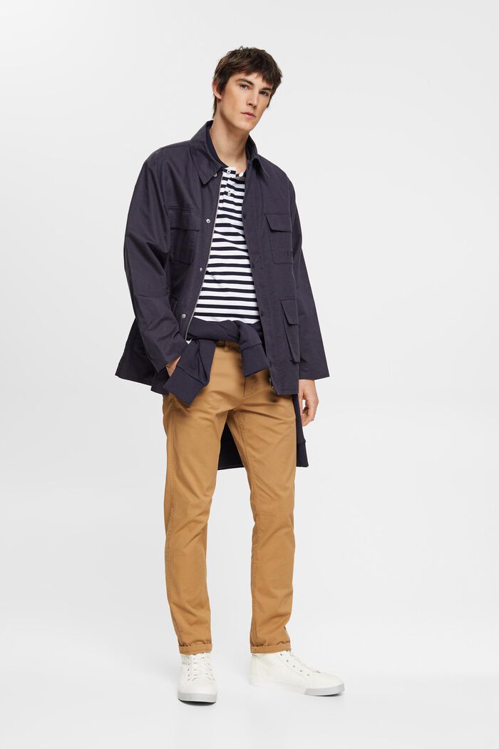 Gestreiftes Slim-Fit-Poloshirt