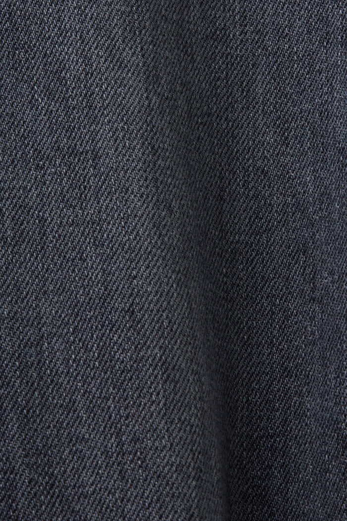 Jeans mit hohem Bund und geradem Bein