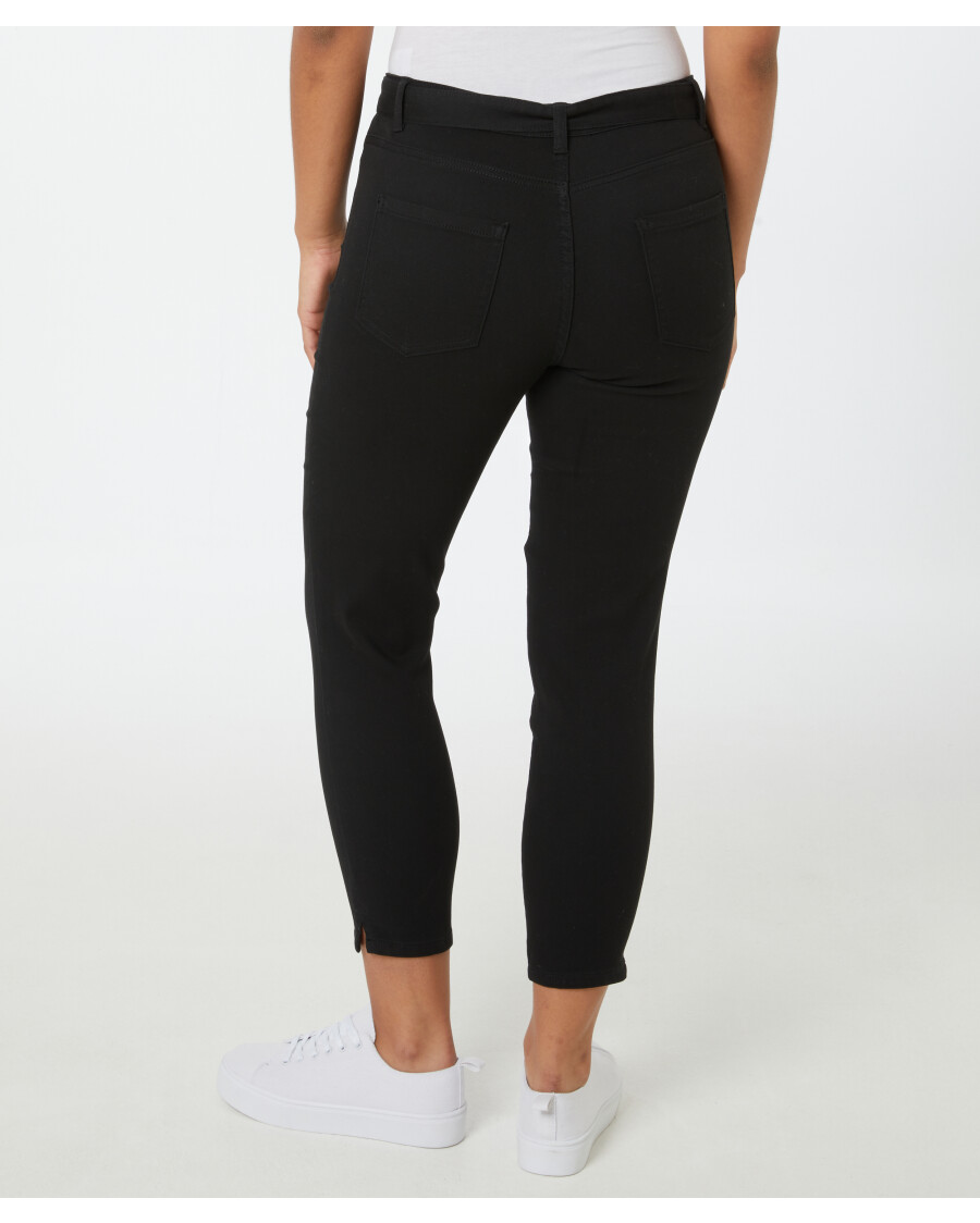 Schwarze Twillhose