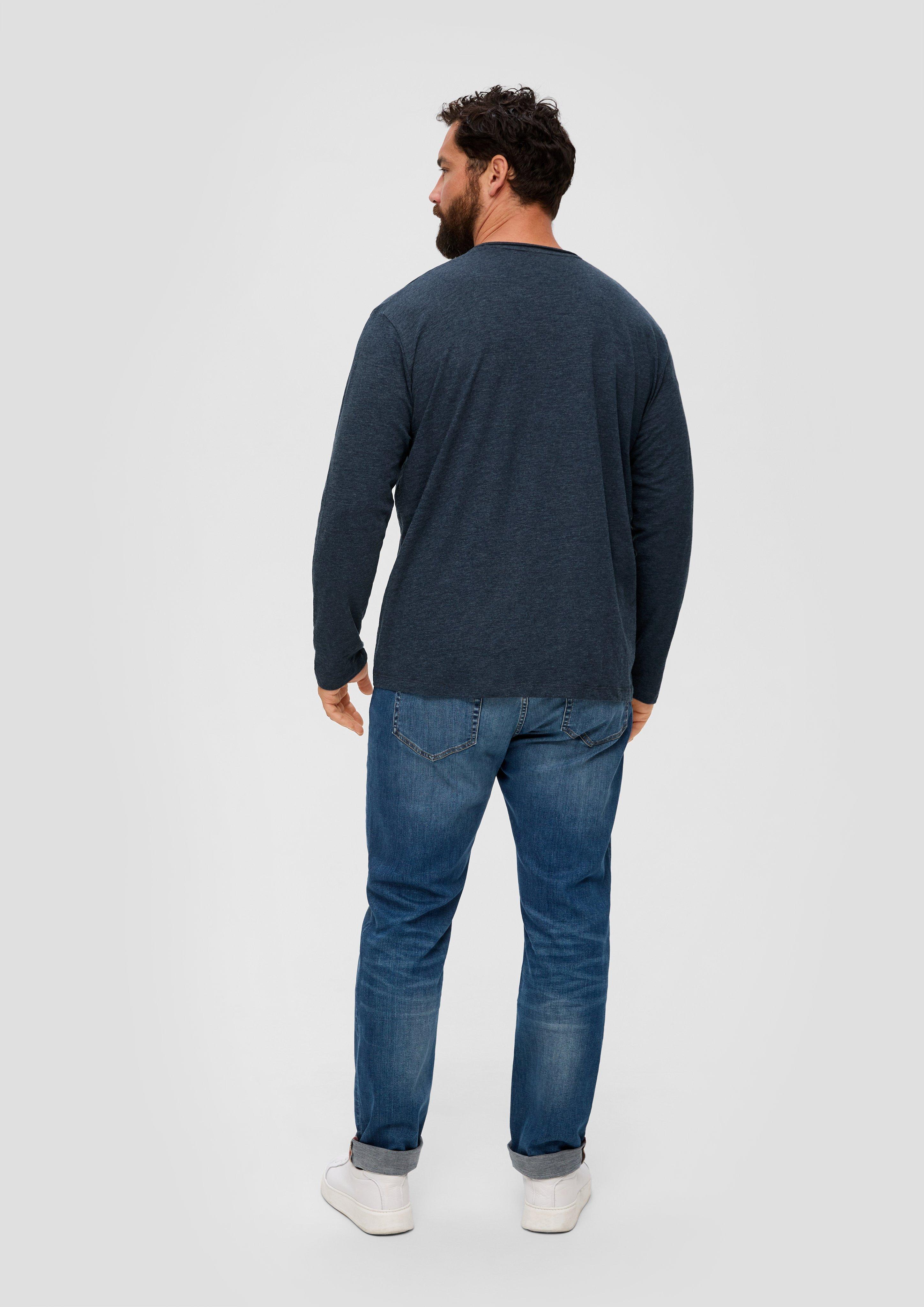 Longsleeve mit aufgesetzter Brusttasche  2146833-59W1