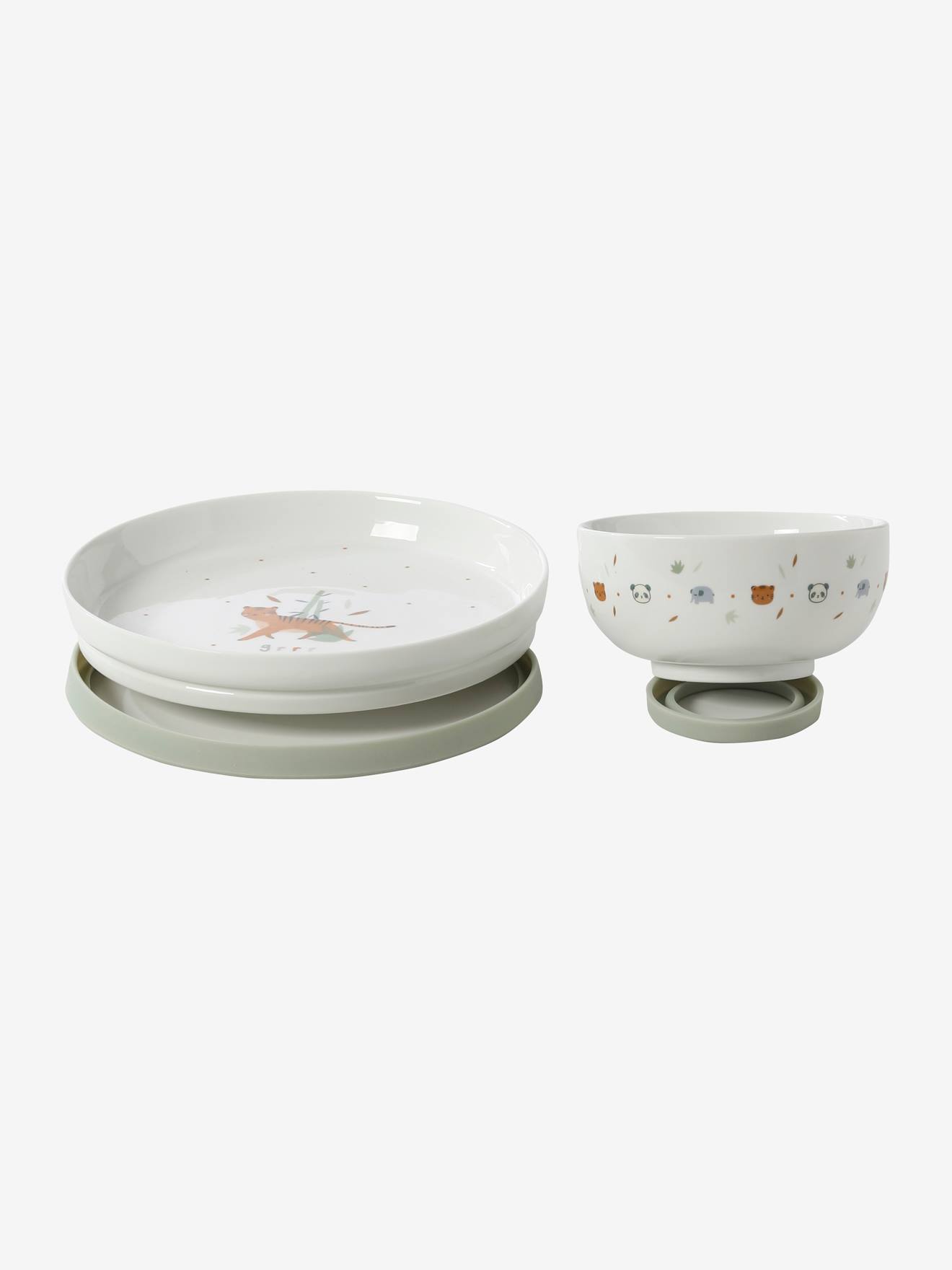 Set vaisselle en céramique et silicone hérissons