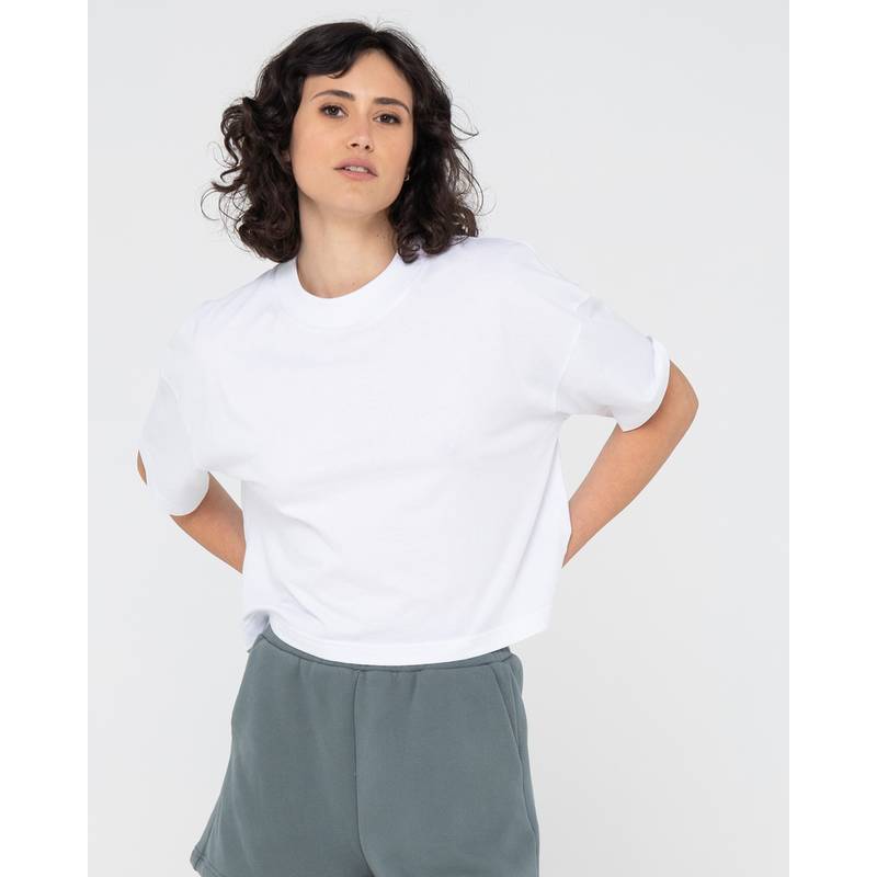 RUSTY BUSY LIVING ORGANIC COTTON RELAXED TEE T-Shirt Damen