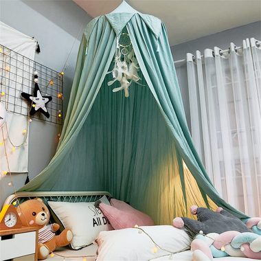 flowgoer Moskitonetz Kinderzimmer mit verstecktem Zelt zur Dekoration