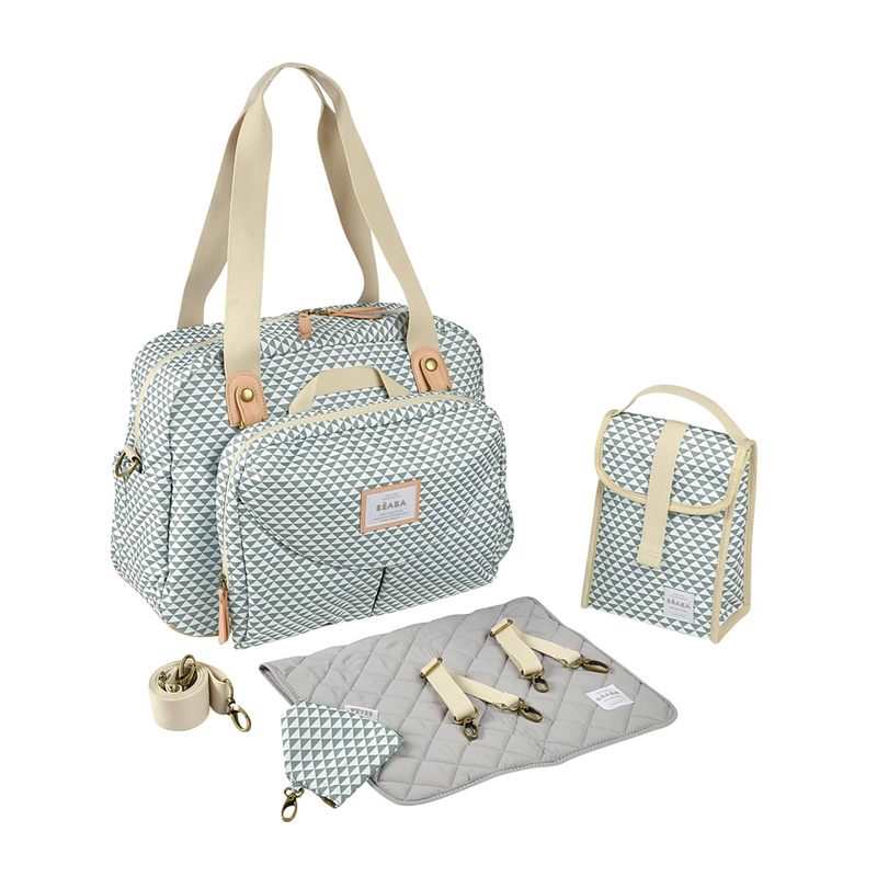 Sac à langer Genève II Play Print vert Beaba
