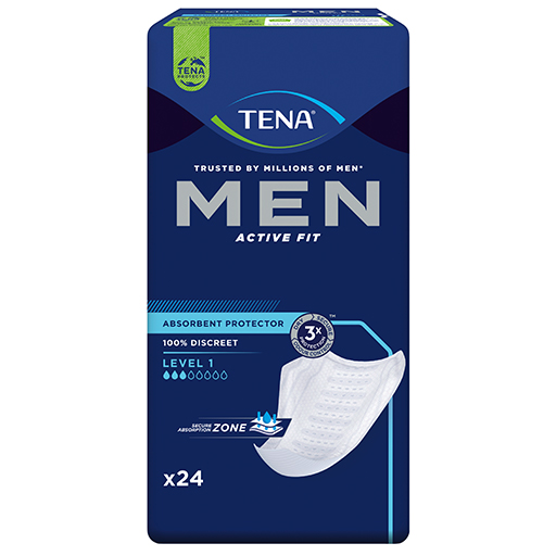 TENA MEN Active Fit Level 1 Inkontinenz Einlagen  6X24 St