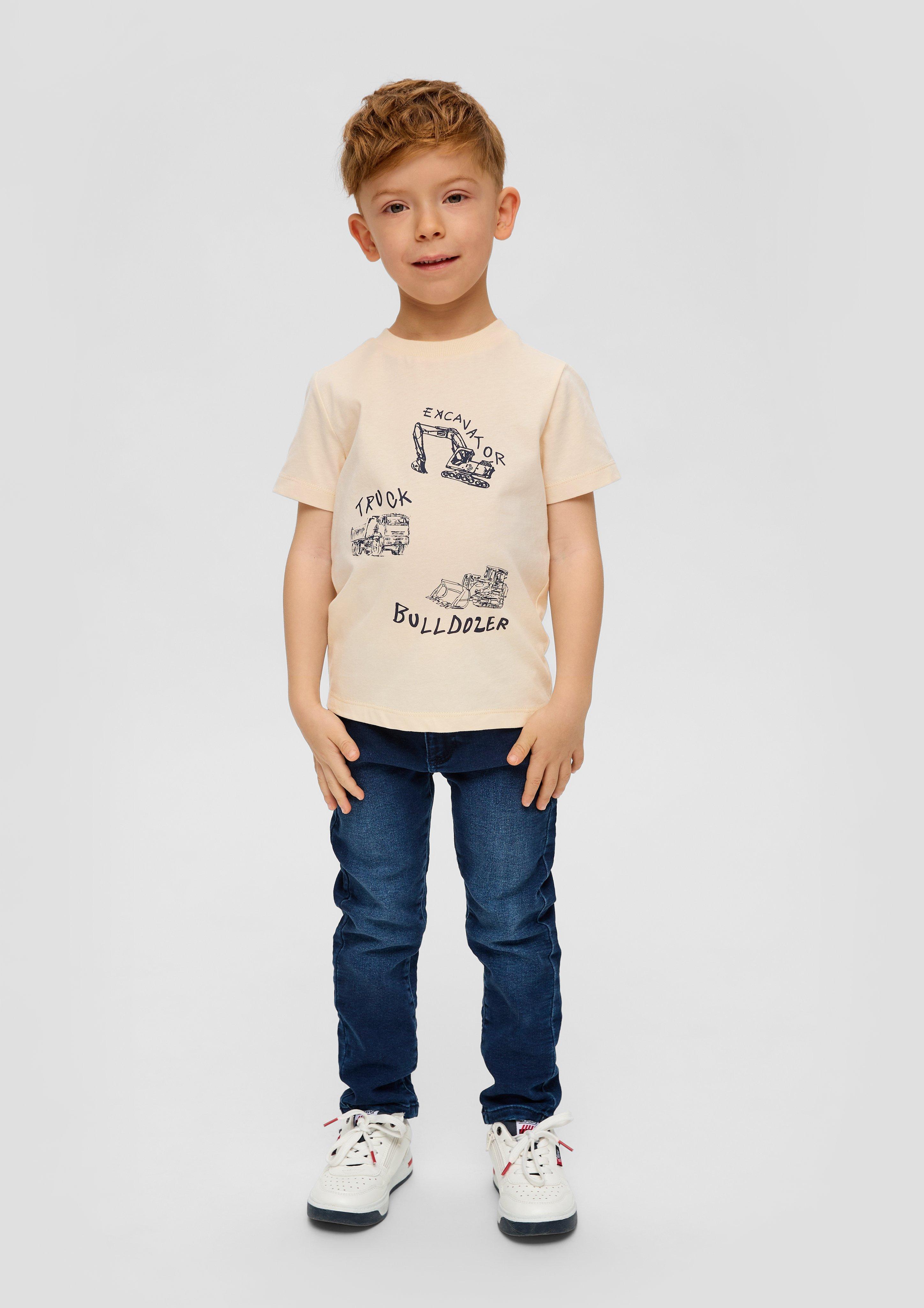 T-Shirt mit Frontprint  2140408-0805