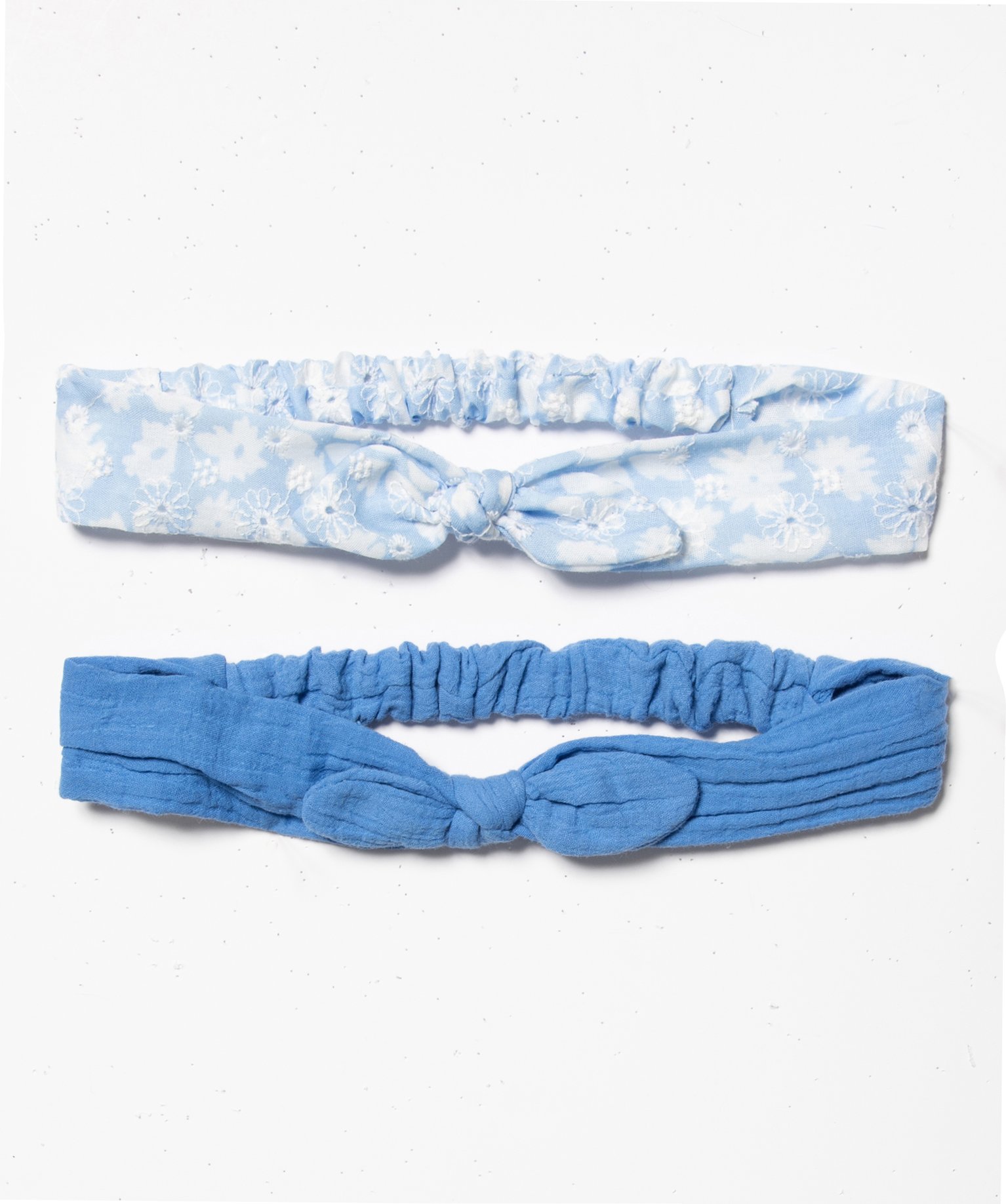 Bandeau pour les cheveux avec noeud fille (lot de 2) bleu | GEMO