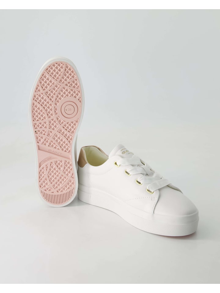 Gant Sportliche Schnürschuhe in Weiß günstig kaufen