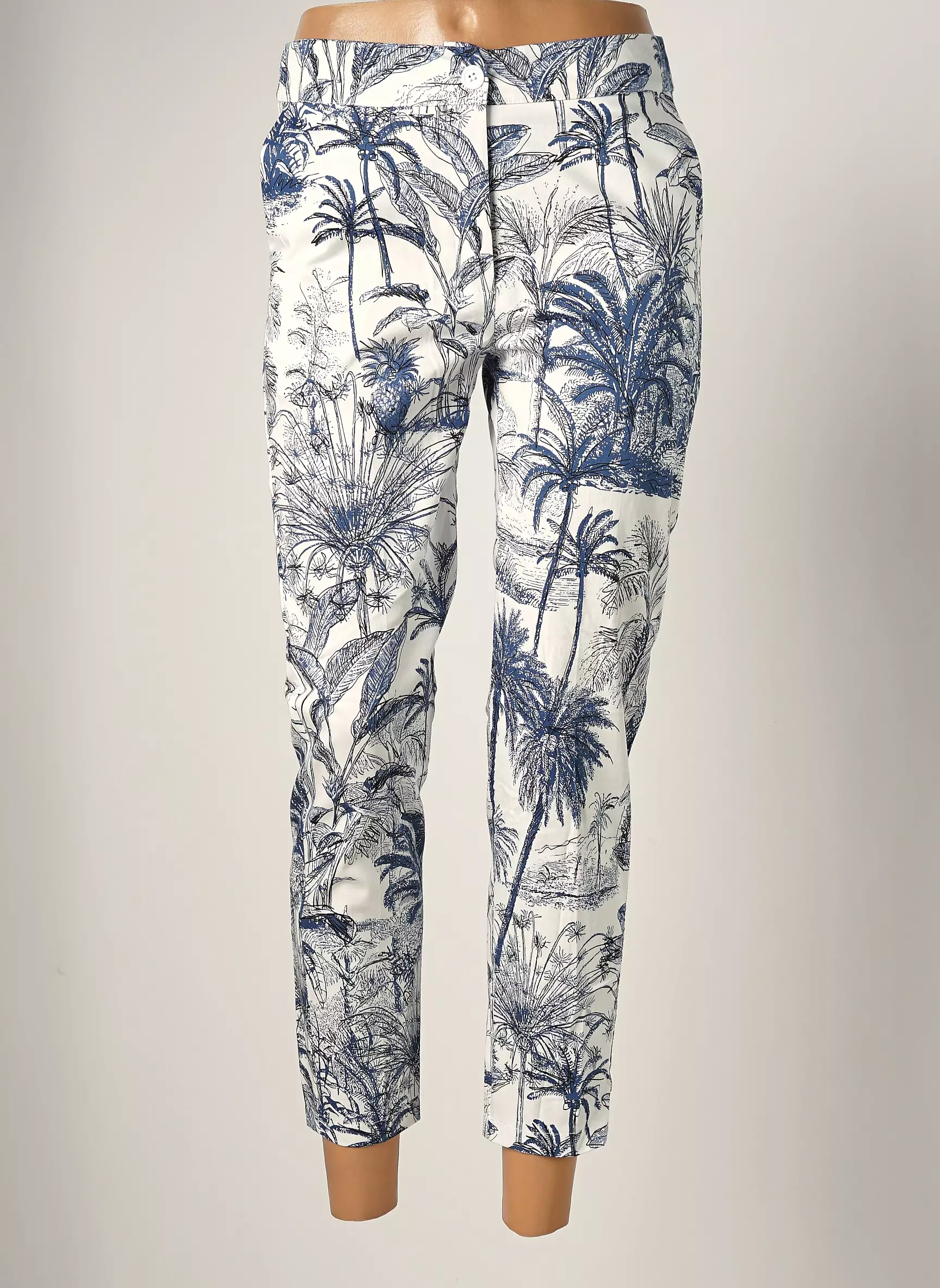 La Fee Maraboutee Pantalons Chino Femme couleur bleu