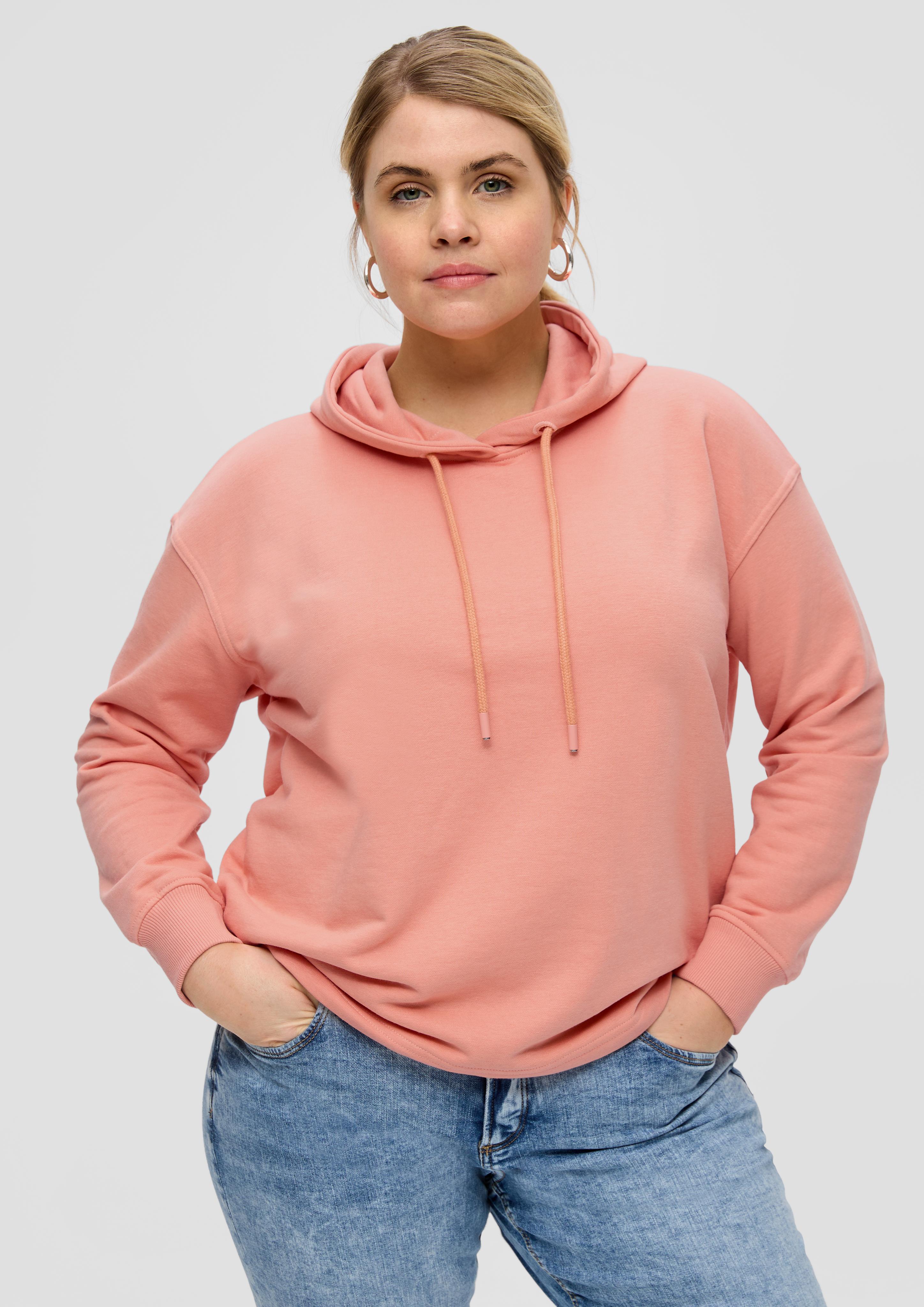 Kapuzensweatshirt mit überschnittener Schulter  EME-2149146-2108