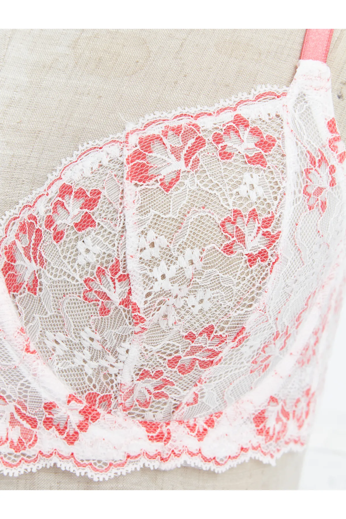 LC Waikiki  Ungepolsterter T-Shirt-BH mit Bügel und Spitze