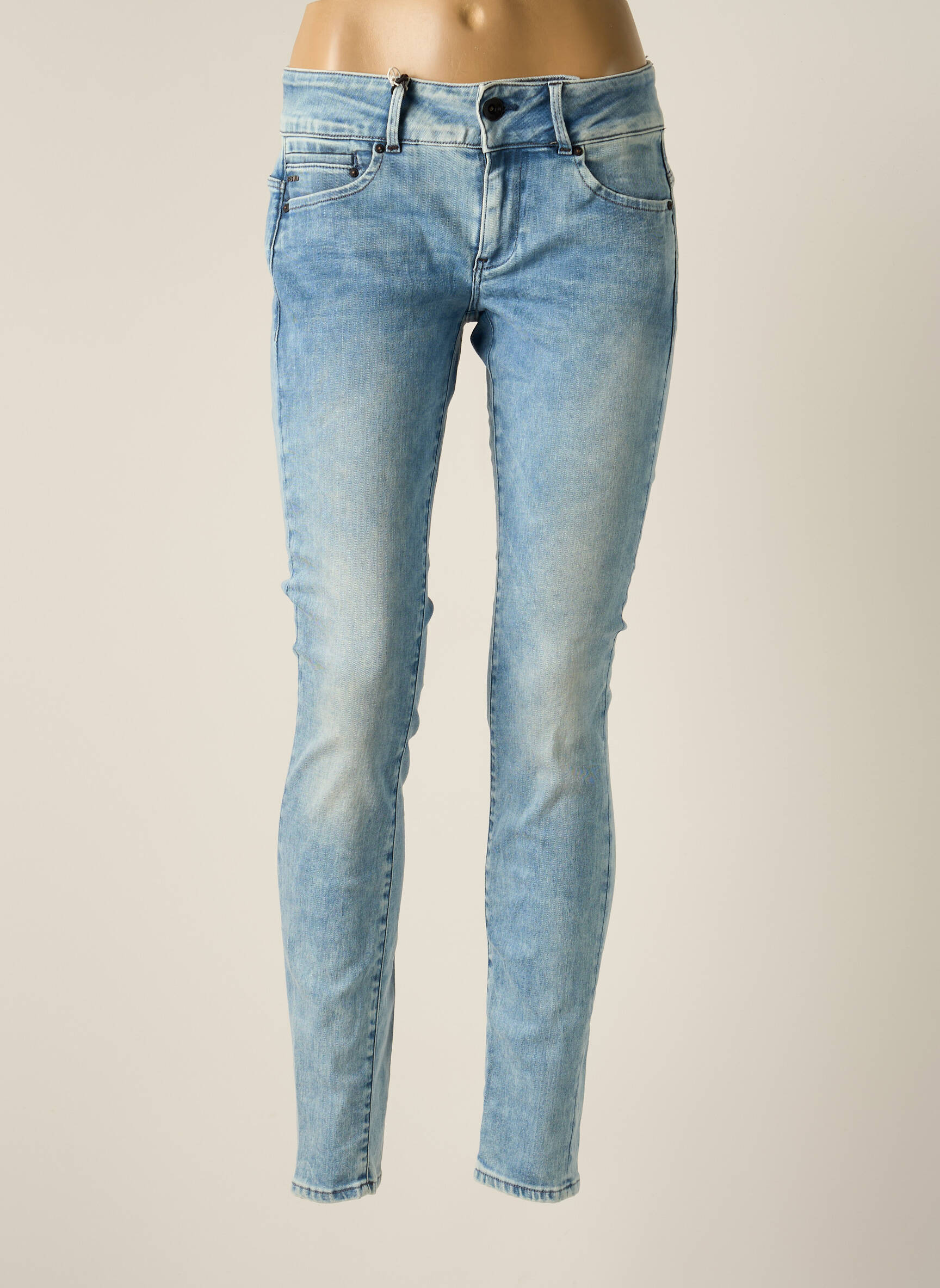 G Star Jeans Skinny Femme couleur bleu