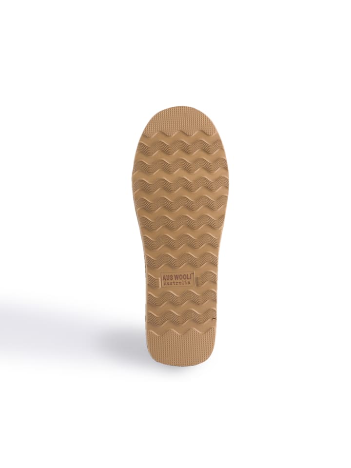 Aus Wooli Slipper Rosebay in Tan günstig kaufen 41