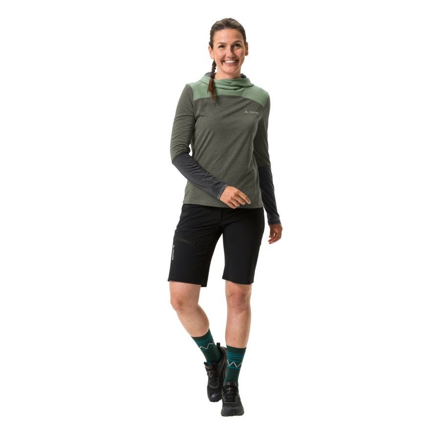 Tremalzo Langarm Hoodie T-Shirt Damen
