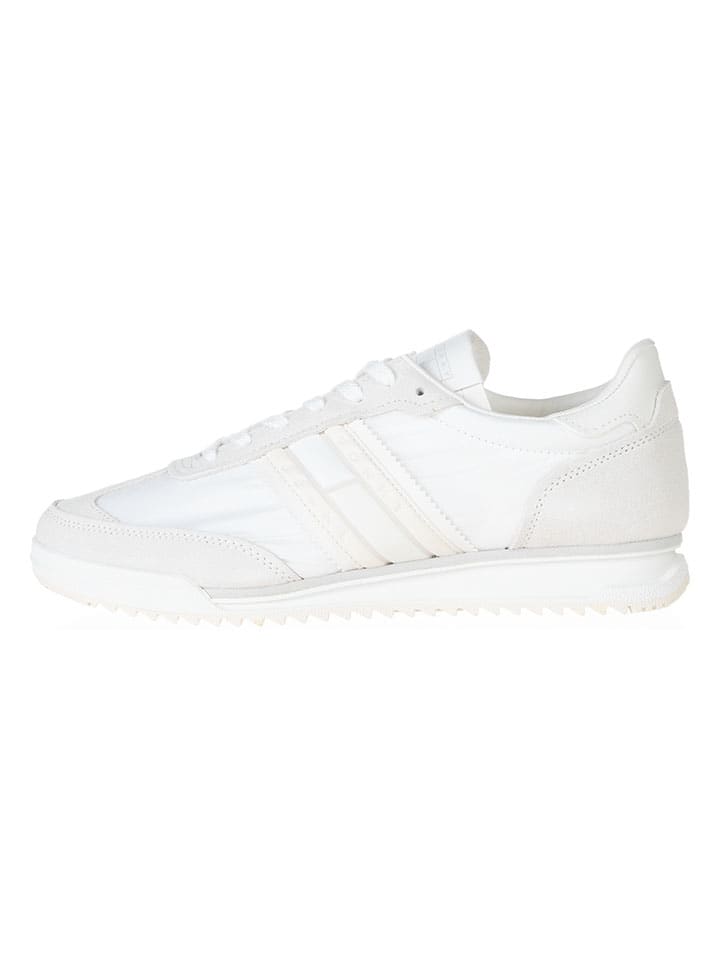 Tommy Hilfiger Shoes Leder-Trainingsschuhe in Weiß günstig kaufen