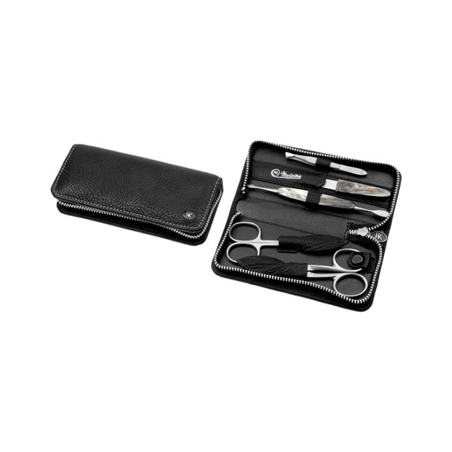 Manicure-Etui, geschrumpftes Vollrindleder, 135 x 60 mm