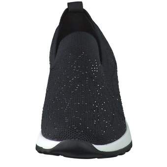 NONAMES Slip On Sneaker in schwarz