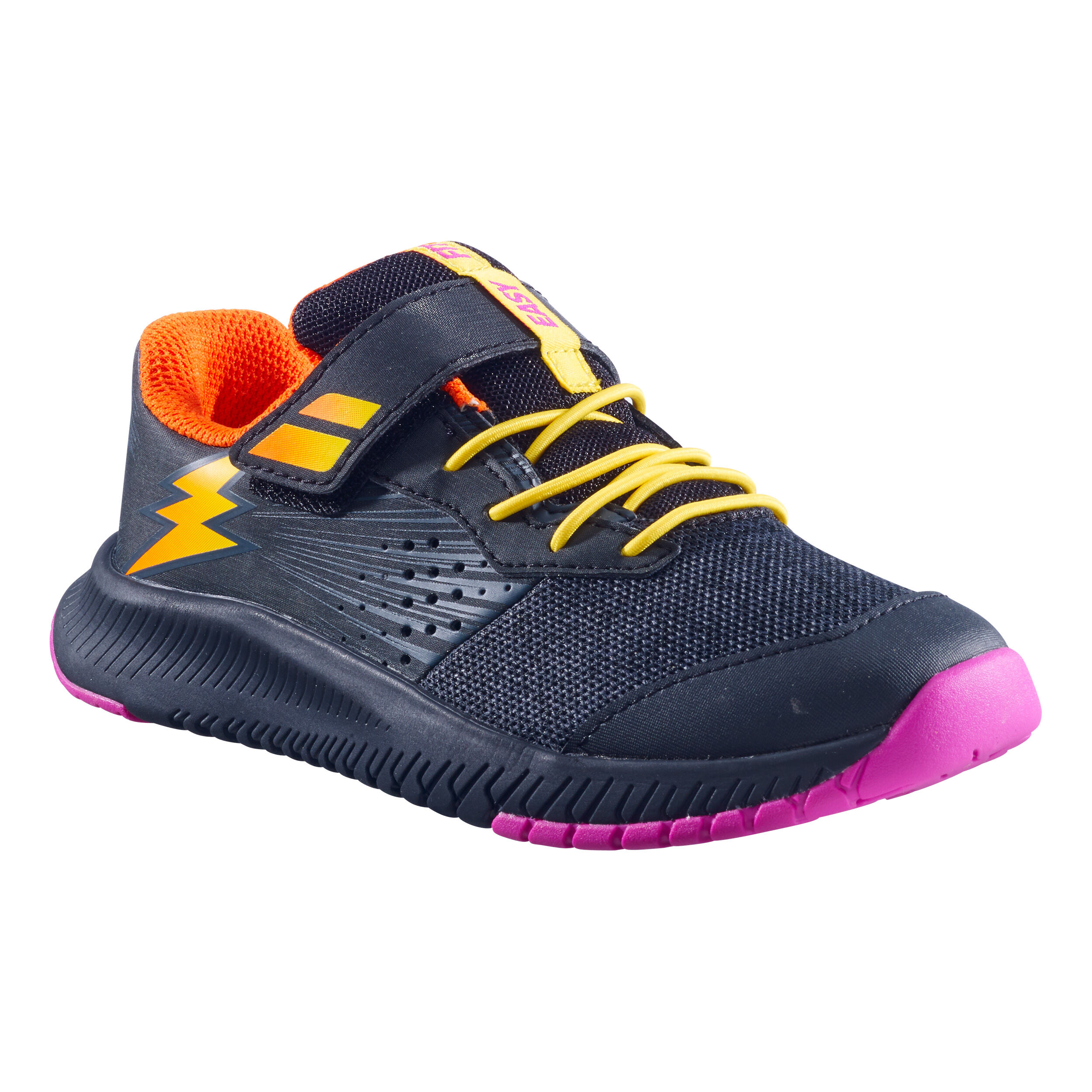 Pulsion Allcourtschuh Kinder - Schwarz, Mehrfarbig