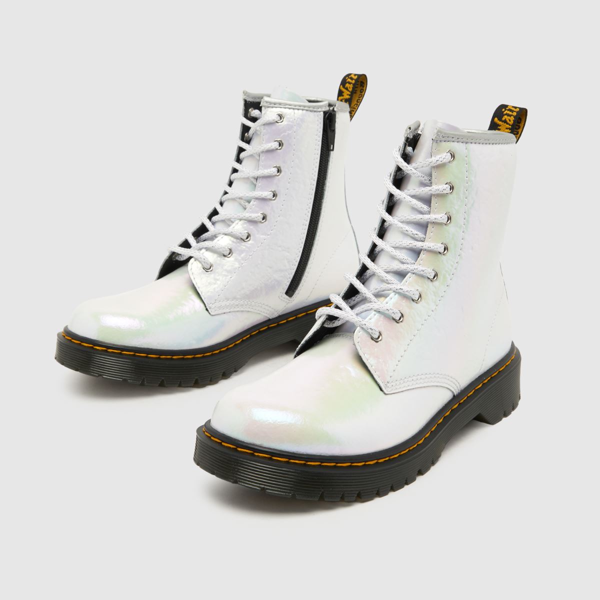 Dr Martens vita 1460 bex flickstövlar för ungdomar
