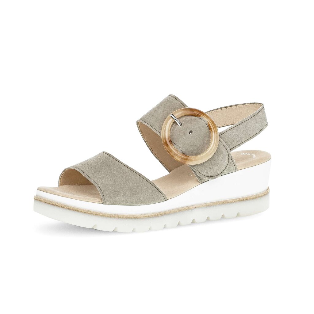 Gabor fashion Keilsandalette grün