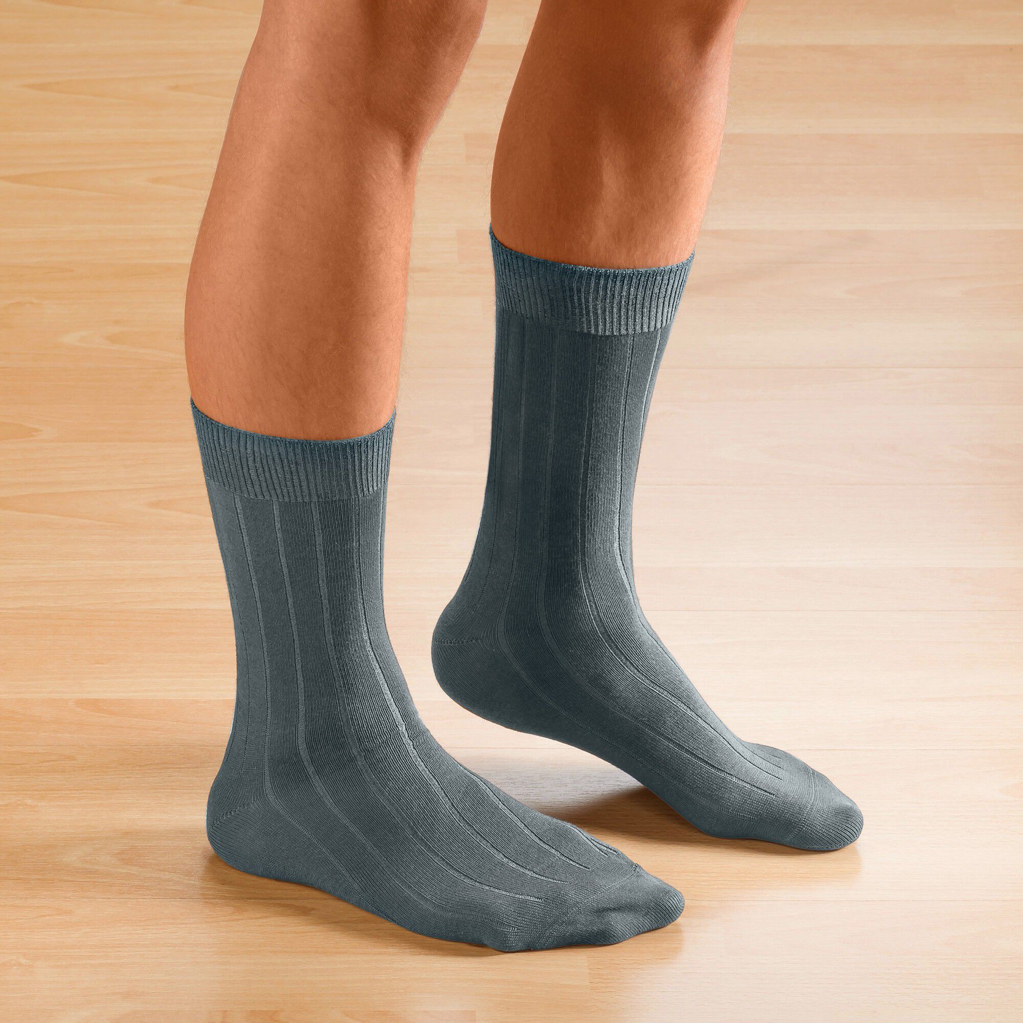 Mi-chaussettes non comprimantes