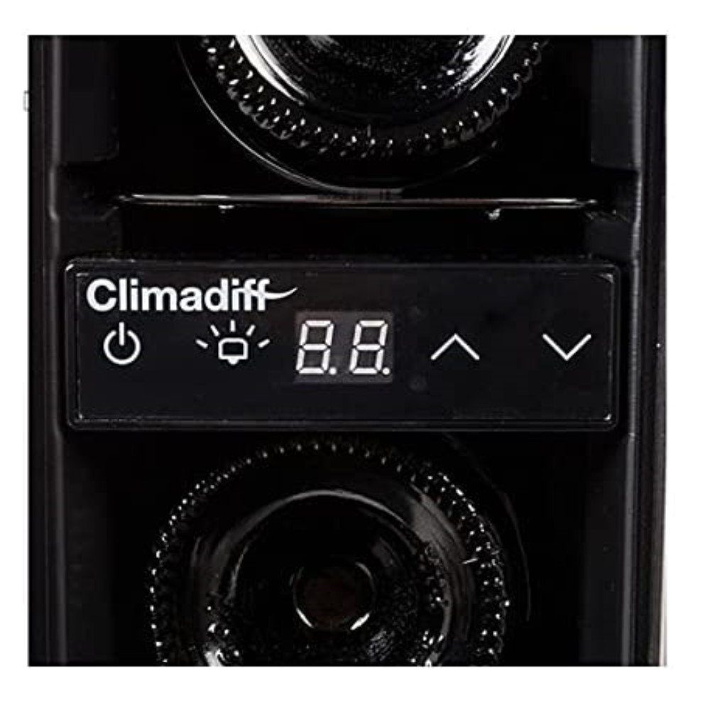 CLIMADIFF Weinkühlschrank CBU7S1B, Schmal, 7 Flaschen, 18L, Flaschenkühlschrank Kühlschrank, für 7 Standardflaschen á 0,75l,Weinkühler einbaufähig, Getränkekühlschrank 62x40x54cm Weinschrank