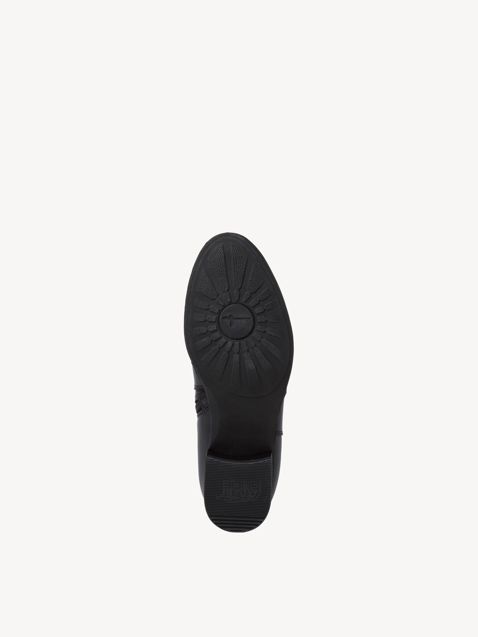 Bottine en cuir - noir