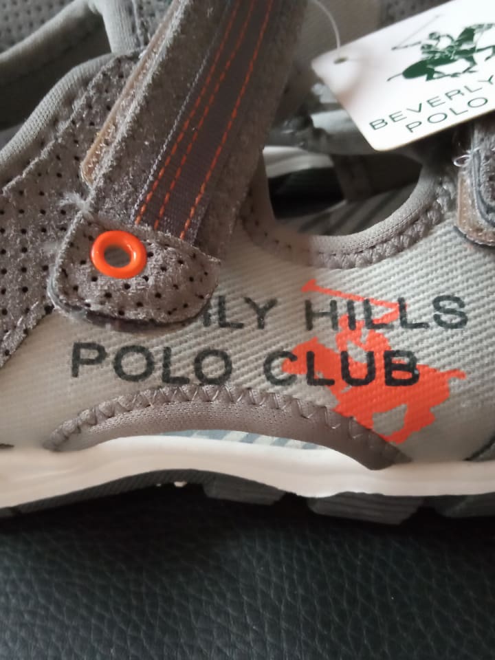 Beverly Hills Polo Club Sandalen in Grau Neu! günstig kaufen 37